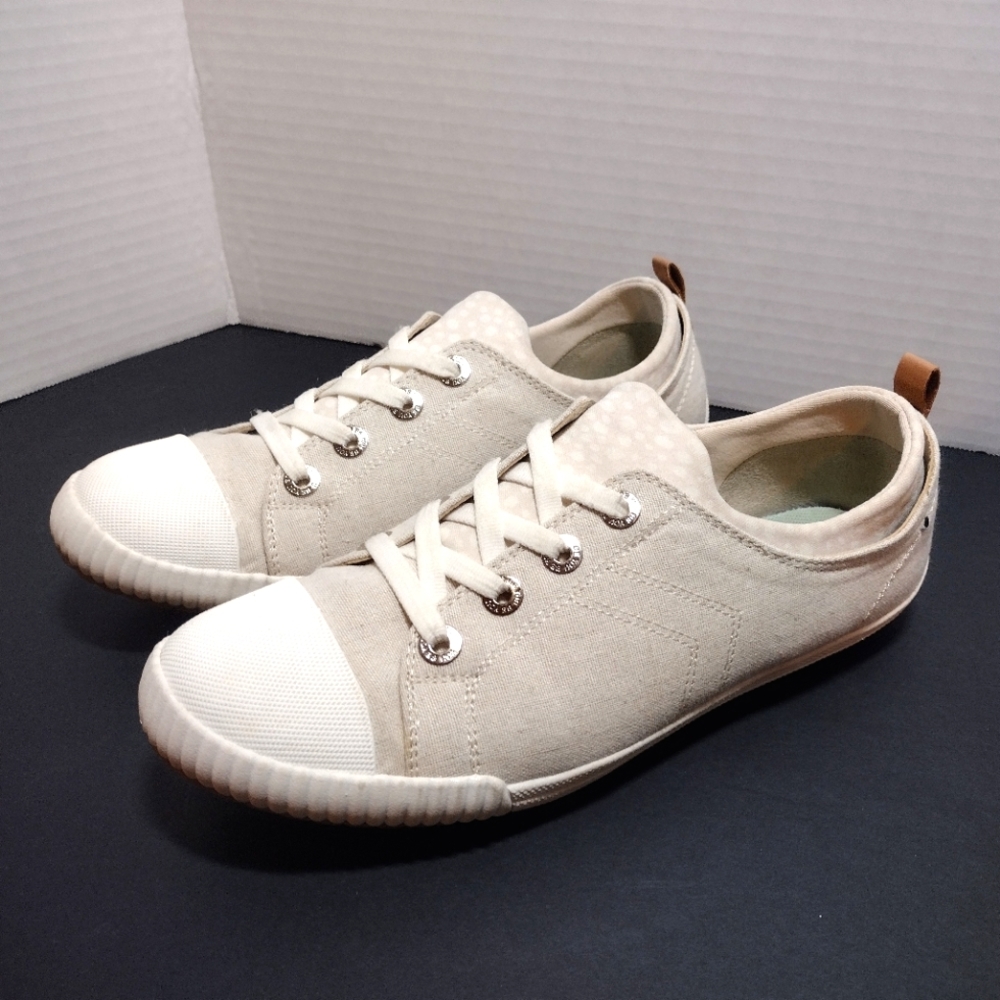 Dr Scholl's Jam Session Sneakers Women 8.5M Oyster Chambray